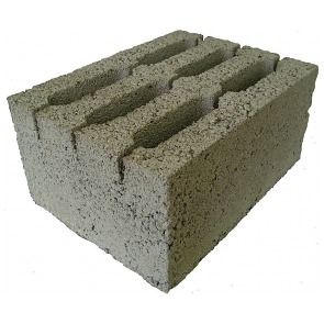Строительный блок керамзитобетонный 6-ти пустотный стеновой | 390х290х188 | М75 | Калита