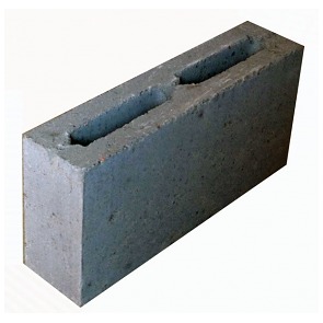 Строительный блок перегородочный керамзитобетонный пустотелый | 390х120х188 | М50 | Калита