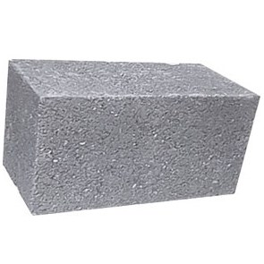 Строительный блок керамзитобетонный полнотелый стеновой (К0) | 390х190х188 | ГС-Блок