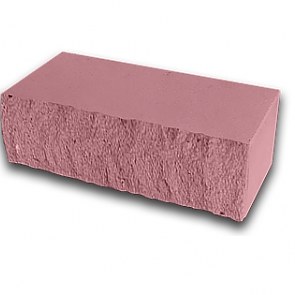 Кирпич силикатный утолщенный лицевой (декоративный) колотый «Розовый» 1,4 НФ | 250x120x88 | M200 | Ковров