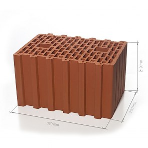 Керамический блок 38 Ceramic Thermo 10,7 НФ | 380х250х219 | BRAER