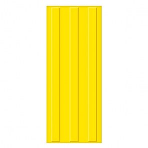 Плитка тактильная 180х500х4, ЭКОПУ, жёлтый, самокл